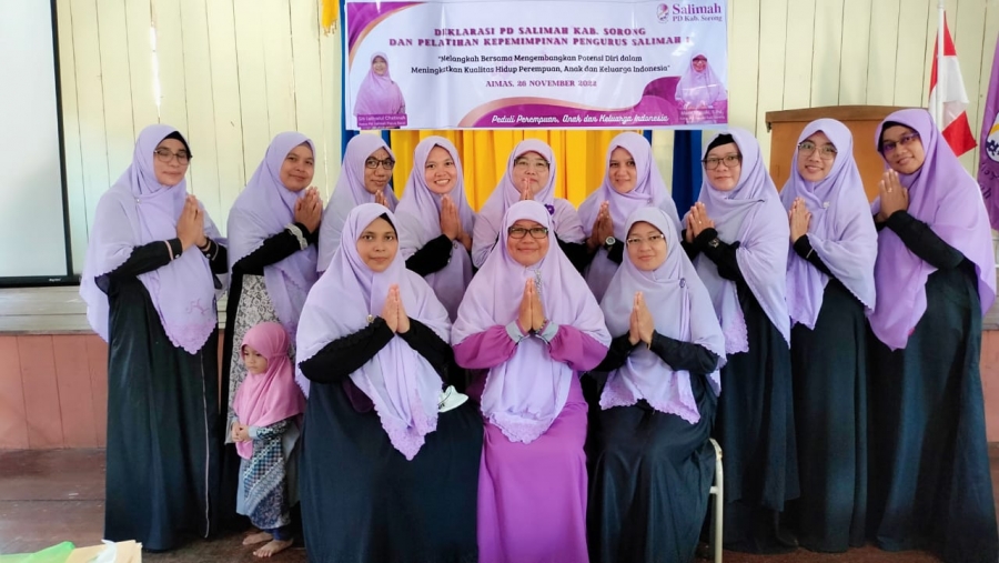 MARNI MARSUKI RESMI MENAHKODAI SALIMA (PERSAUDARAAN MUSLIMAH) KAB. SORONG 2022-2027
